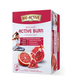 BIG-ACTIVE ACTIVE BURN BURN DIÄTSERGÄNZUNG KRÄUTERFRUCHTTEE 40 G (20 X 2 G) - Biolaboratorium